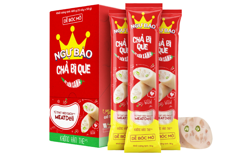 Chả bì que ngon hết sẩy